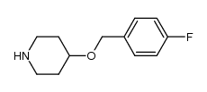 4-[(4-FLUOROBENZYL)OXY]PIPERIDINE结构式