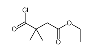 ethyl 4-chloro-3,3-dimethyl-4-oxobutanoate结构式