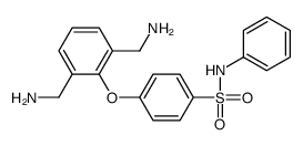4-[2,6-bis(aminomethyl)phenoxy]-N-phenylbenzenesulfonamide Structure