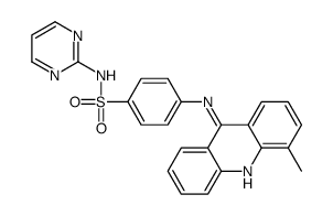 4-[(4-methylacridin-9-yl)amino]-N-pyrimidin-2-ylbenzenesulfonamide Structure