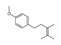 1-(3,4-dimethylpent-3-enyl)-4-methoxybenzene结构式