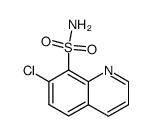 8-Quinolinesulfonamide,7-chloro-结构式