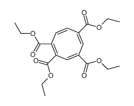 1,2,4,6-Cyclooctatetraentetracarbonsaeureethylester结构式