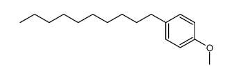 1-n-decyl-4-methoxybenzene结构式