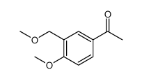 1-[4-METHOXY-3-(METHOXYMETHYL)PHENYL]ETHANONE Structure