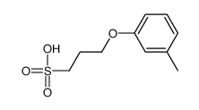 3-(3-methylphenoxy)propane-1-sulfonic acid Structure