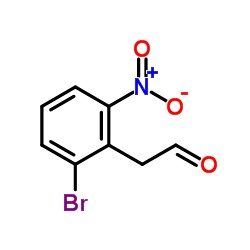 2-(2-Bromo-6-nitrophenyl)acetaldehyde structure