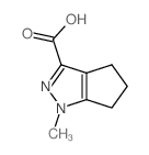 1-Methyl-1,4,5,6-tetrahydrocyclopenta[c]pyrazole-3-carboxylic acid Structure