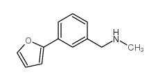 N-[3-(2-FURYL)BENZYL]-N-METHYLAMINE Structure
