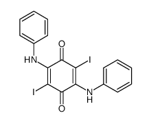 2,5-dianilino-3,6-diiodo-[1,4]benzoquinone Structure