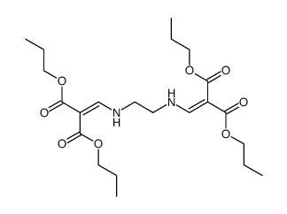 1,2-Bis(dipropyloxycarbonylvinylamino)-ethan Structure