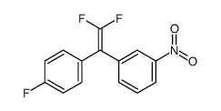 Benzene, 1-[2,2-difluoro-1-(4-fluorophenyl)ethenyl]-3-nitro Structure