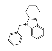 1-benzyl-2-butylindole结构式