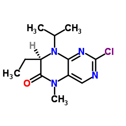 (7R)-2-Chloro-7-ethyl-7,8-dihydro-5-methyl-8-(1-methylethyl)-6(5H)-pteridinone picture