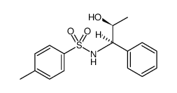 Benzenesulfonamide, N-[(1R,2S)-2-hydroxy-1-phenylpropyl]-4-methyl结构式