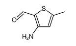 2-Thiophenecarboxaldehyde,3-amino-5-methyl-(9CI) Structure