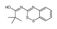 N-(1,2,4-benzodithiazin-3-yl)-2,2-dimethylpropanamide Structure