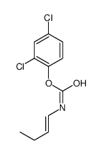 (2,4-dichlorophenyl) N-but-1-enylcarbamate结构式