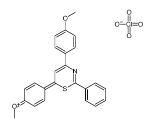 [4-[4-(4-methoxyphenyl)-2-phenyl-1,3-thiazin-6-ylidene]cyclohexa-2,5-dien-1-ylidene]-methyloxidanium,perchlorate结构式