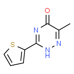 6-METHYL-3-(2-THIENYL)-1,2,4-TRIAZIN-5-OL结构式