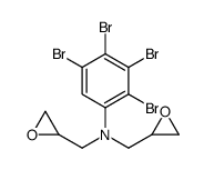 2,3,4,5-tetrabromo-N,N-bis(oxiran-2-ylmethyl)aniline结构式