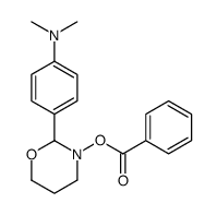 [2-[4-(dimethylamino)phenyl]-1,3-oxazinan-3-yl] benzoate结构式