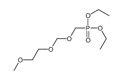 1-(diethoxyphosphorylmethoxymethoxy)-2-methoxyethane Structure