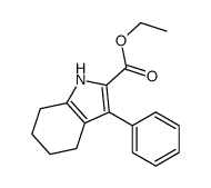 ethyl 3-phenyl-4,5,6,7-tetrahydro-1H-indole-2-carboxylate结构式