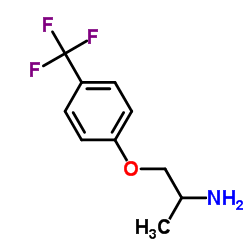 1-[4-(Trifluoromethyl)phenoxy]-2-propanamine structure