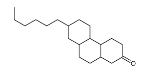 7-hexyl-3,4,4a,4b,5,6,7,8,8a,9,10,10a-dodecahydro-1H-phenanthren-2-one结构式