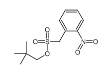 2,2-dimethylpropyl (2-nitrophenyl)methanesulfonate结构式