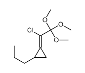 1-(1-chloro-2,2,2-trimethoxyethylidene)-2-propylcyclopropane结构式