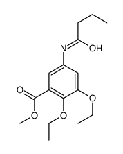 methyl 5-(butanoylamino)-2,3-diethoxybenzoate结构式