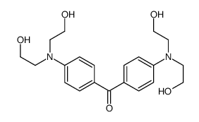 bis[4-[bis(2-hydroxyethyl)amino]phenyl]methanone Structure