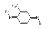 1-N,4-N-dibromo-2-methylcyclohexa-2,5-diene-1,4-diimine结构式