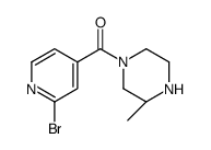 (2-bromopyridin-4-yl)-(3-methylpiperazin-1-yl)methanone Structure