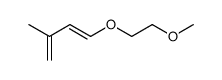 1-(β-methoxyethoxy)-3-methyl-1,3-butadiene Structure