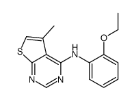 N-(2-ethoxyphenyl)-5-methylthieno[2,3-d]pyrimidin-4-amine结构式