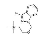 2-[(3-iodoindazol-1-yl)methoxy]ethyl-trimethylsilane结构式