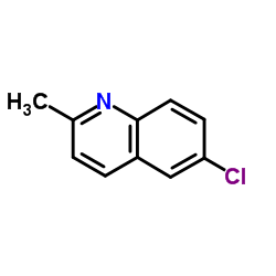 6-Chloro-2-methylquinoline structure