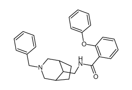 N-[(3-benzyl-3-azabicyclo[3.2.1]oct-8-yl)methyl]-2-phenoxybenzamide结构式