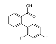 2-(2,4-difluorophenyl)benzoic acid Structure