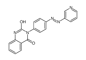 3-[4-(pyridin-3-yldiazenyl)phenyl]-1H-quinazoline-2,4-dione Structure