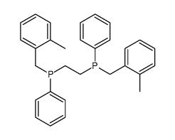 (2-methylphenyl)methyl-[2-[(2-methylphenyl)methyl-phenylphosphanyl]ethyl]-phenylphosphane Structure