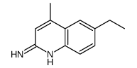 6-ethyl-4-methylquinolin-2-amine结构式