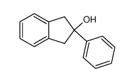 2-hydroxy-2-phenylindan Structure