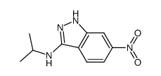 Isopropyl-(6-nitro-1H-indazol-3-yl)-amine Structure