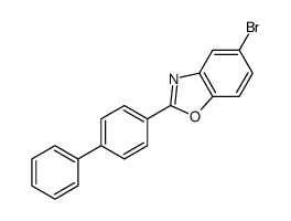 5-bromo-2-(4-phenylphenyl)-1,3-benzoxazole结构式