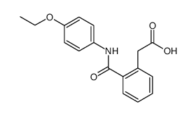 Benzeneacetic acid, 2-[[(4-ethoxyphenyl)amino]carbonyl] Structure