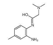 N-(2-amino-4-methylphenyl)-2-(dimethylamino)acetamide结构式